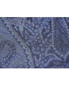 Quadrato Idaya in cotone blu scuro - 130x130 cm