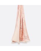 Stola Shine Edgar in modal e seta in oro rosa - 70x200 cm