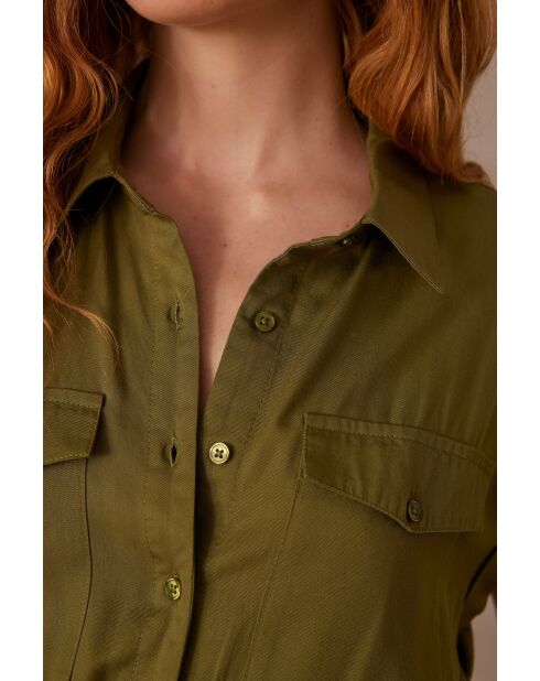 Combi-Pantalon Leslie Salopette olive
