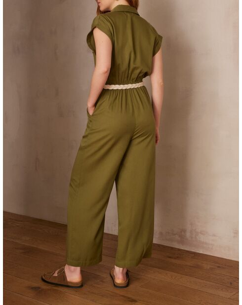 Combi-Pantalon Leslie Salopette olive