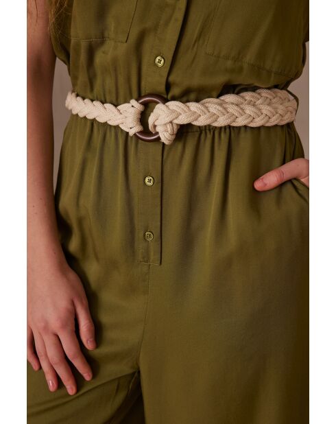Combi-Pantalon Leslie Salopette olive