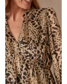 Robe Lilas R Imp crème