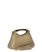 Bolso Hindbag de piel de barro - 11,5x24x9,5 cm