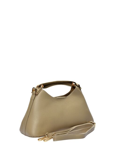 Bolso Hindbag de piel de barro - 11,5x24x9,5 cm