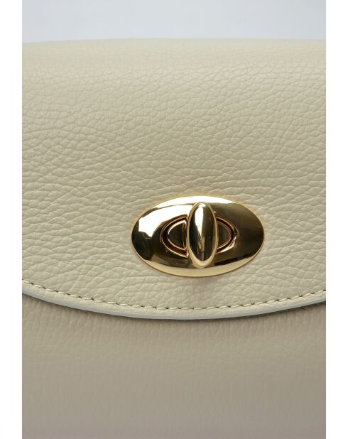TSBV 55 beige leren draagtas - 15x30x9 cm