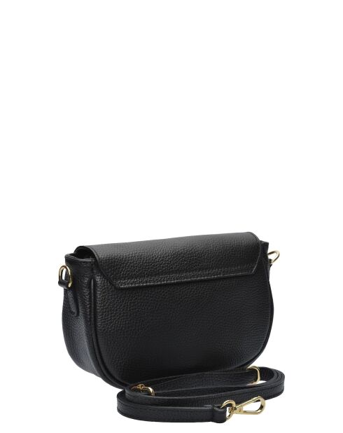Freitag Schultertasche aus schwarzem Leder - 13x20x7,5 cm
