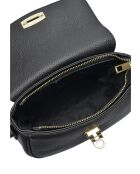Freitag Schultertasche aus schwarzem Leder - 13x20x7,5 cm