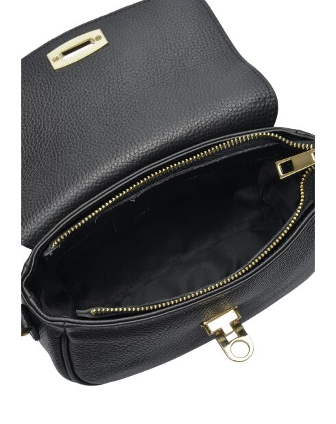 Freitag Schultertasche aus schwarzem Leder - 13x20x7,5 cm