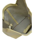 Borsa hobo TSBV 57 in pelle gialla - 32x43x15 cm