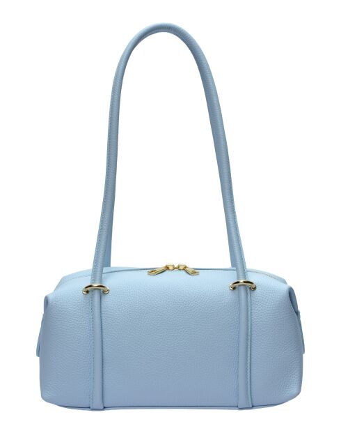 TSBV 51 Celeste Schultertasche aus Leder - 13x30x12,5 cm
