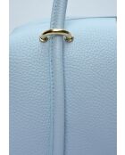 TSBV 51 Celeste Schultertasche aus Leder - 13x30x12,5 cm
