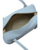 TSBV 51 Celeste Schultertasche aus Leder - 13x30x12,5 cm