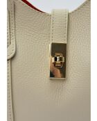 SBV 60 beige leren draagtas - 16x20x9 cm
