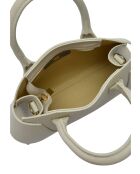 SBV 79 Tragetasche aus beigefarbenem Leder - 16x22,5x5,5 cm