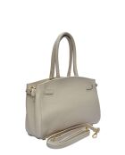 SBV 81 beige leren draagtas - 18,5x25x8 cm