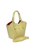Bolso SBV 60 de piel amarilla - 16x20x9 cm