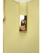 Bolso SBV 60 de piel amarilla - 16x20x9 cm