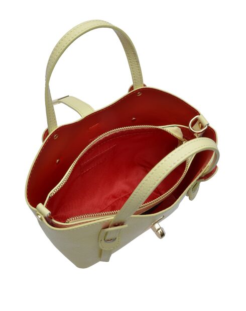 Bolso SBV 60 de piel amarilla - 16x20x9 cm