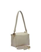 Ree Projects beigefarbene Lederhandtasche - 12x19x9 cm