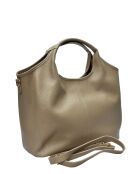 Nat & Nin Schultertasche aus Schlammleder - 24x40x14,5 cm