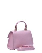 Borsa Brie Leon in pelle rosa - 12,5x19,5x7,5 cm