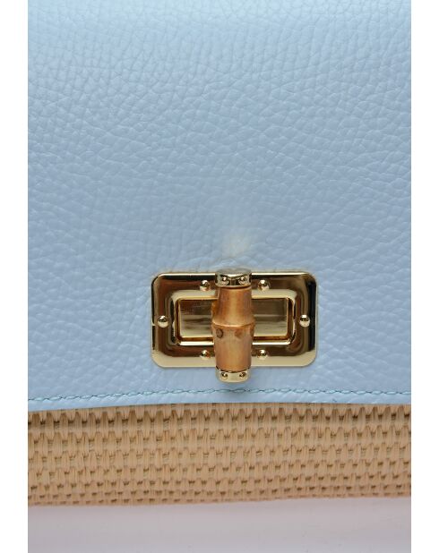 Rive Claire Celeste Schultertasche aus Leder - 15x25x5,5 cm