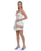 Rive Claire Celeste leren schoudertas - 15x25x5,5 cm