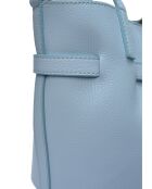 Borsa a mano Oahu in pelle celeste - 23x25,5x16,5 cm