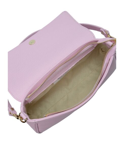 TSBV 49 rosa Schultertasche aus Leder - 11x26x6 cm