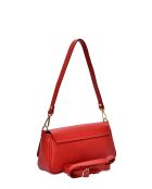 Sac bandoulière en cuir TSBV 49 rouge - 11x26x6 cm