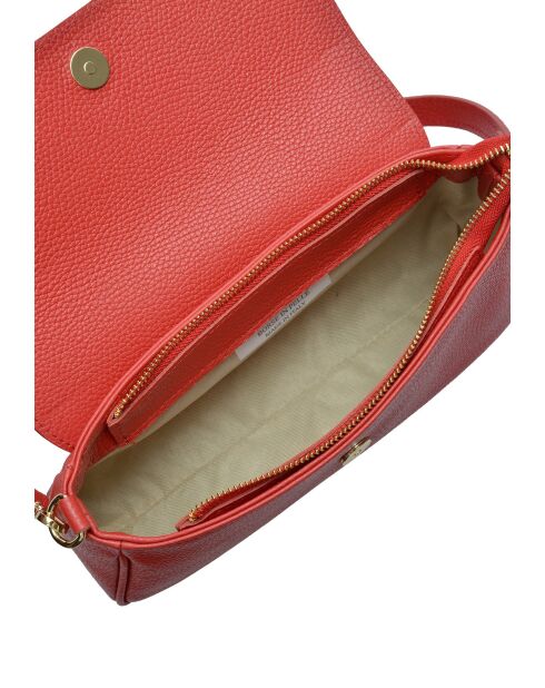 Borsa a tracolla TSBV 49 in pelle rossa - 11x26x6 cm