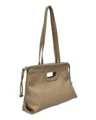 TSBV 52 modderleren schoudertas - 22x36x 12cm