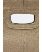 TSBV 52 modderleren schoudertas - 22x36x 12cm
