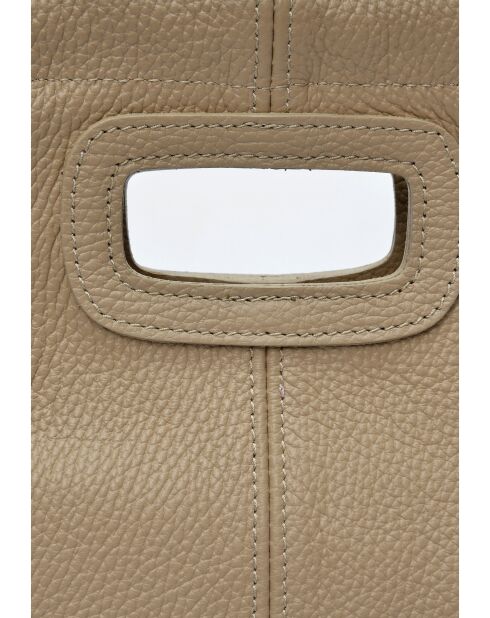 TSBV 52 modderleren schoudertas - 22x36x 12cm