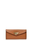 SBV 59 Geldbörse aus cognacfarbenem Leder - 9x19x/ cm