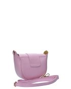 TSBV 54 rosa Schultertasche aus Leder - 13x16,5x7 cm