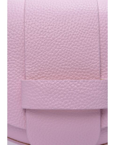Bandolera TSBV 54 de piel rosa - 13x16,5x7 cm