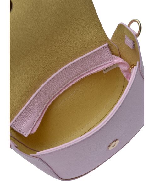 Bandolera TSBV 54 de piel rosa - 13x16,5x7 cm