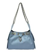 SBV 80 Celeste Schultertasche aus Leder - 20x26x11 cm