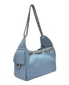 SBV 80 Celeste Schultertasche aus Leder - 20x26x11 cm
