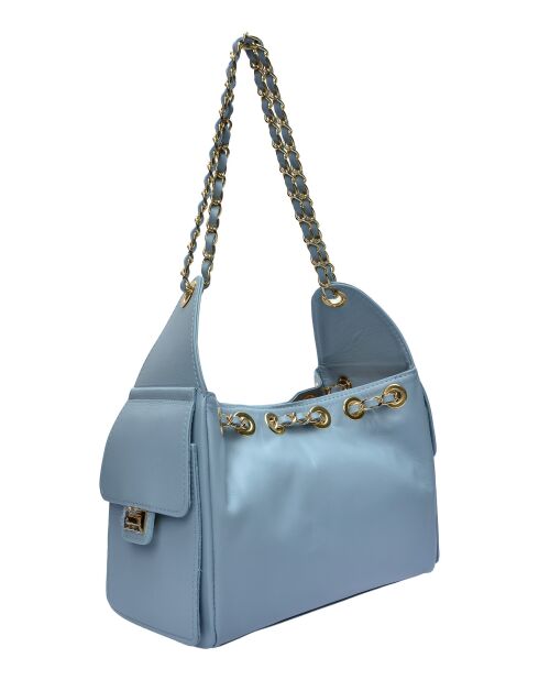 SBV 80 Celeste Schultertasche aus Leder - 20x26x11 cm