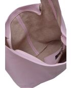 Borsa hobo TSBV 57 in pelle rosa - 32x43x15 cm