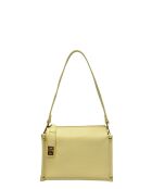 Borsa a mano in pelle Chylak gialla - 12x19x9 cm