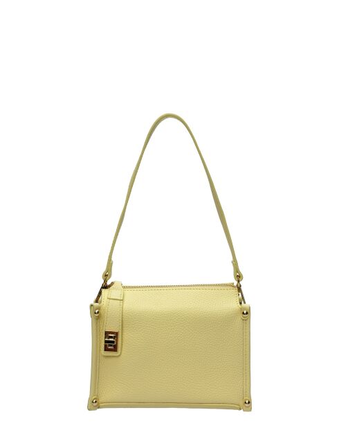Bolso de mano de piel Chylak amarillo - 12x19x9 cm