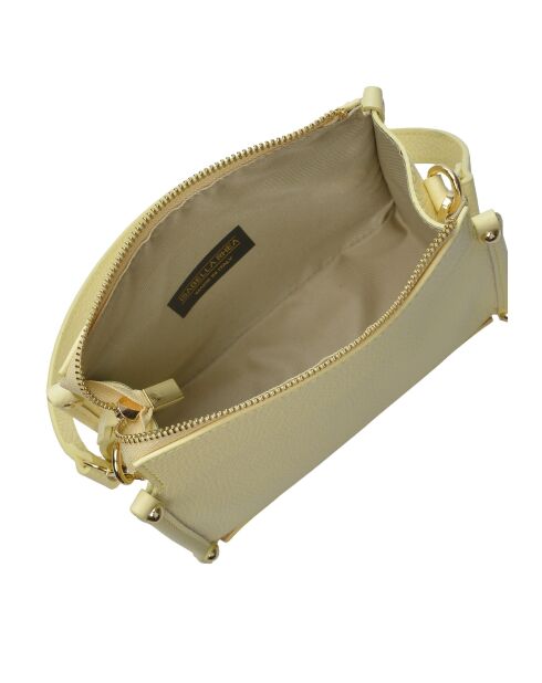 Bolso de mano de piel Chylak amarillo - 12x19x9 cm
