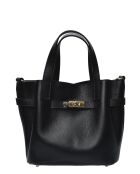 Sac à main en cuir Parker Clay noir - 23x25.5x16.5 cm