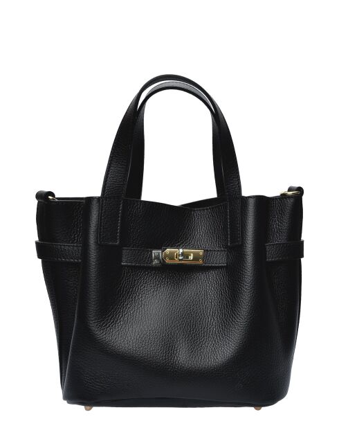 Sac à main en cuir Parker Clay noir - 23x25.5x16.5 cm