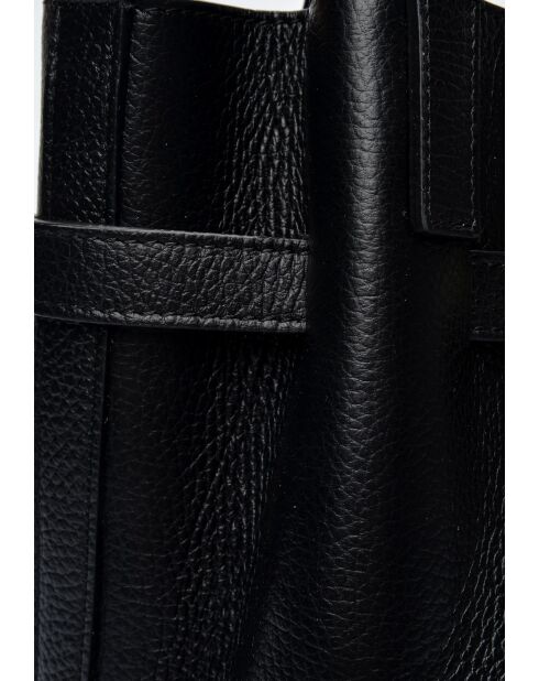 Sac à main en cuir Parker Clay noir - 23x25.5x16.5 cm