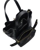 Sac à main en cuir Parker Clay noir - 23x25.5x16.5 cm
