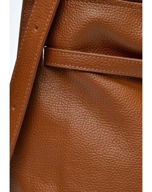 SBV 76 cognac leren hobotas - 28x38,5x7,5 cm